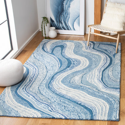 Safavieh Soho Soh879M Blue/Ivory Area Rug