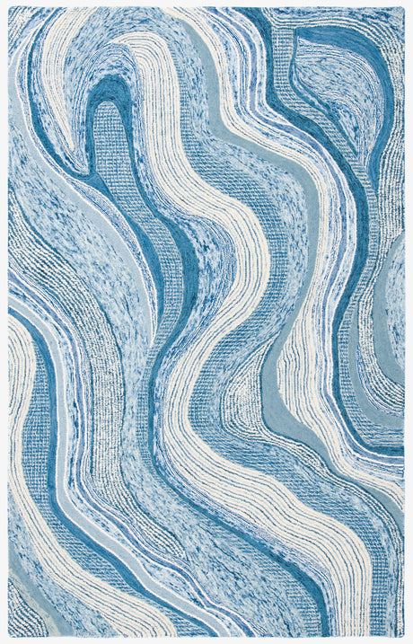 Safavieh Soho Soh879M Blue/Ivory Rugs.