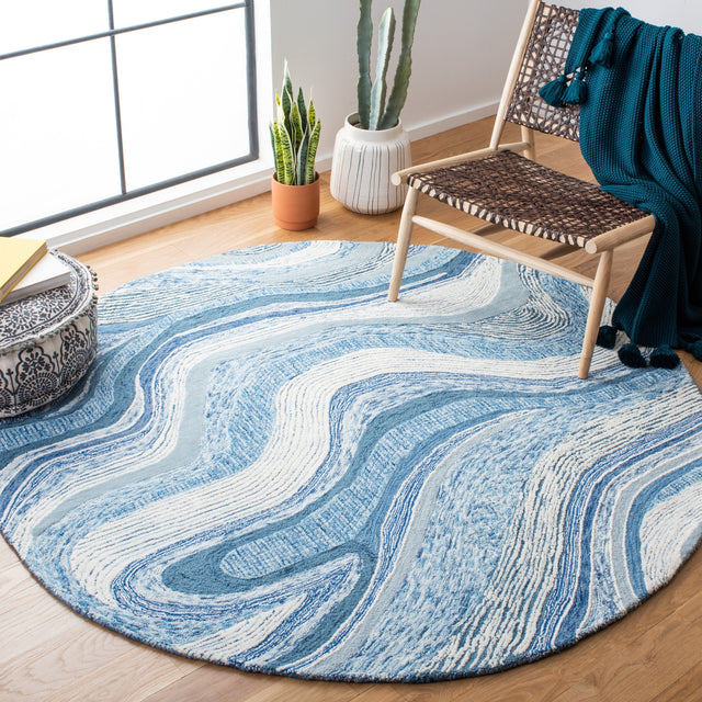 Safavieh Soho Soh879M Blue/Ivory Rugs.