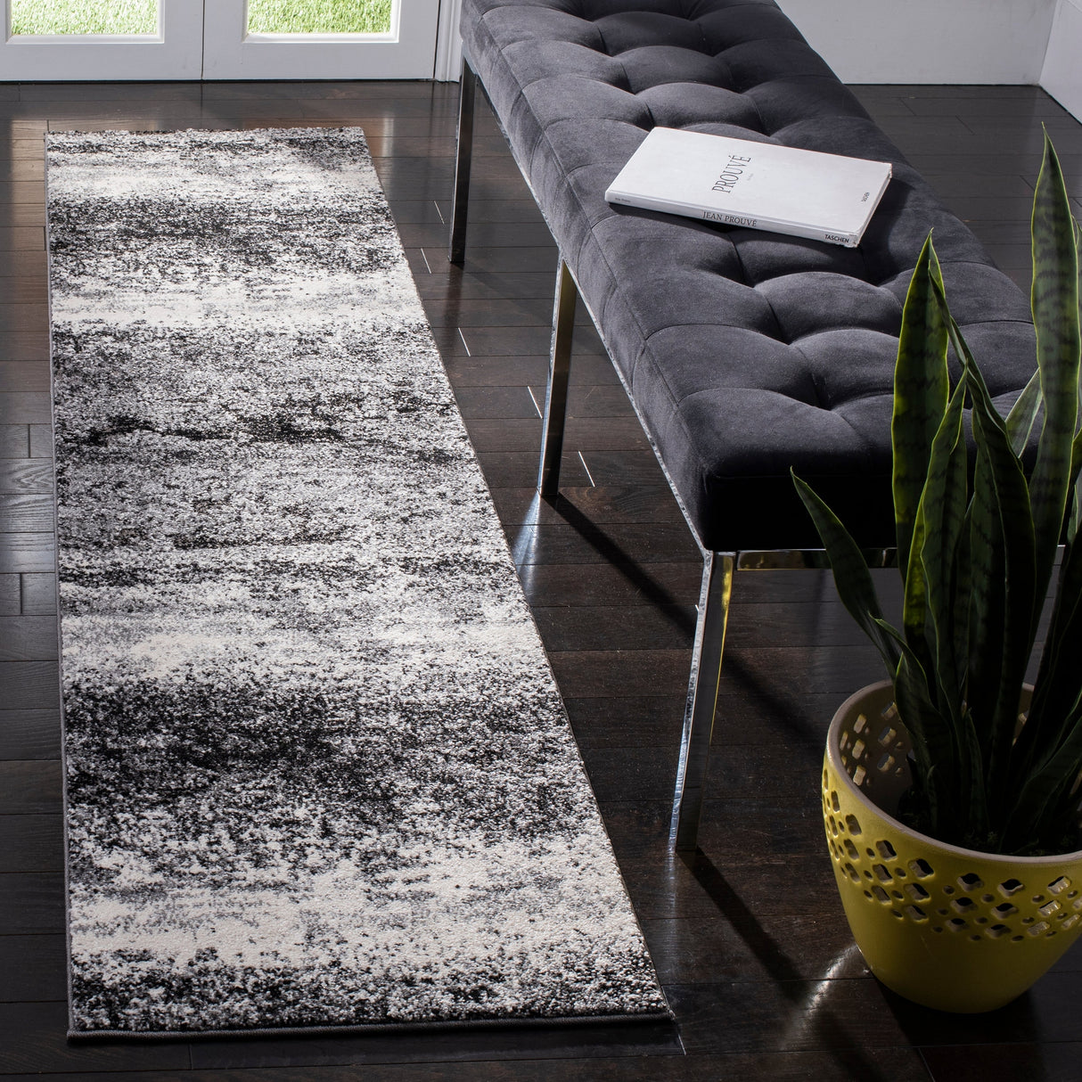 Safavieh Spirit Spr122H Charcoal/Light Grey Rug.