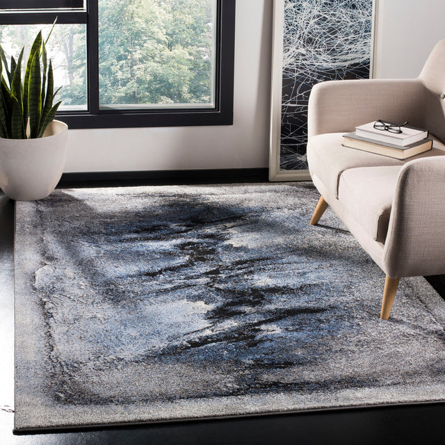 Safavieh Spirit Spr125M Blue/Charcoal Rug.