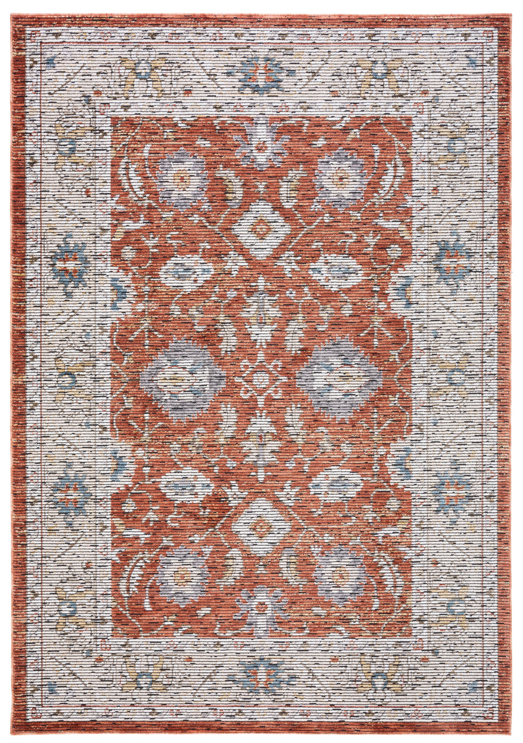 Safavieh Sierra Sra404A Ivory/Rust Area Rug