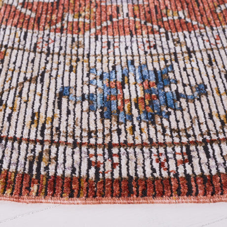 Safavieh Sierra Sra404A Ivory/Rust Rug.