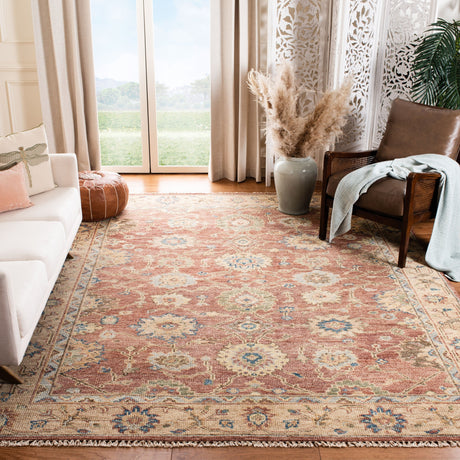 Safavieh Samarkand Srk111B Red/Beige Rug.