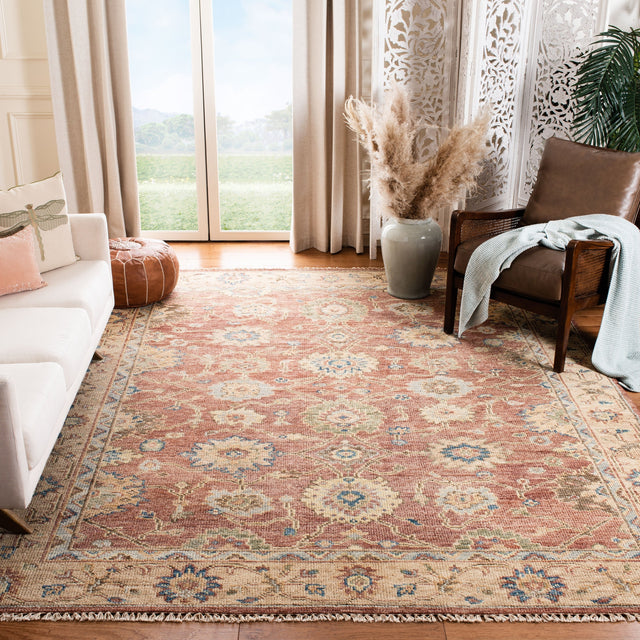 Safavieh Samarkand Srk111B Red/Beige Rug.
