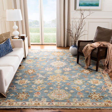 Safavieh Samarkand Srk113M Blue Rug.