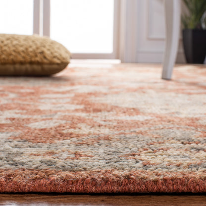 Safavieh Samarkand Srk115P Rust/Grey Area Rug