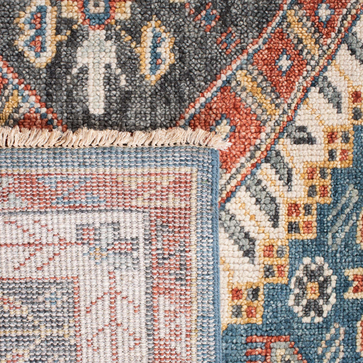 Safavieh Samarkand Srk118M Blue/Red Rugs.