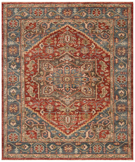 Safavieh Samarkand Srk121Q Red/Blue Rug.