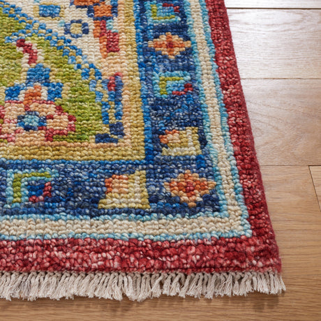 Safavieh Samarkand Srk123M Blue/Red Rug.