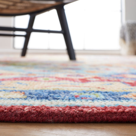 Safavieh Samarkand Srk123M Blue/Red Rug.