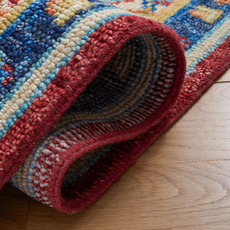 Safavieh Samarkand Srk123M Blue/Red Rug.