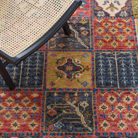 Safavieh Samarkand Srk124Q Red/Green Rug.