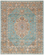 Safavieh Samarkand Srk139J Aqua/Gold Rug.