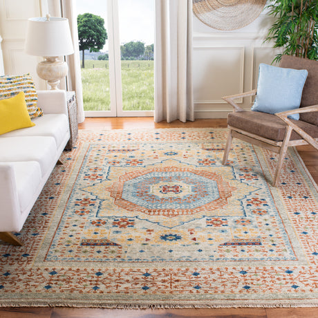 Safavieh Samarkand Srk165A Ivory/Rust Rugs.