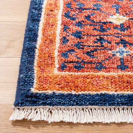 Safavieh Samarkand Srk166P Red/Blue Rug.