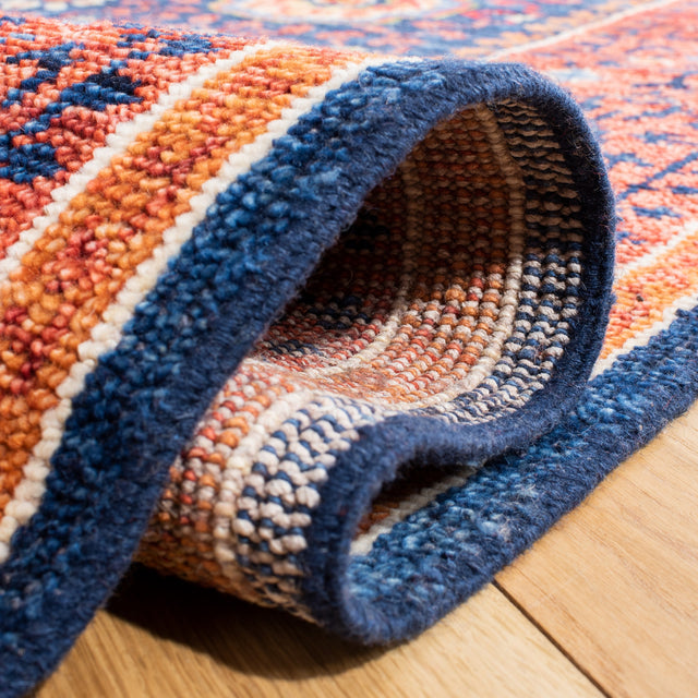 Safavieh Samarkand Srk166P Red/Blue Rug.