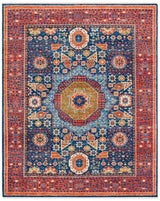 Safavieh Samarkand Srk166P Red/Blue Rug.
