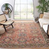 Safavieh Samarkand Srk172P Rust/Blue Rug.