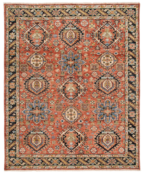 Safavieh Samarkand Srk172P Rust/Blue Rug.