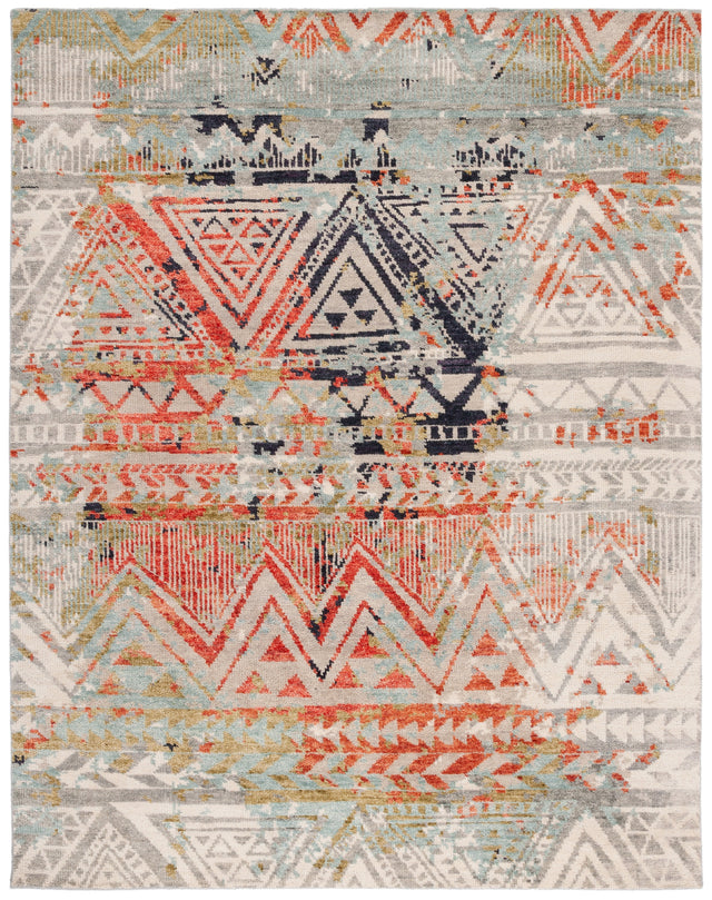 Safavieh Samarkand Srk180Q Red/Green Rug.