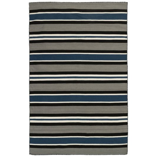 Liora Manne Sorrento Cabana Stripe 6310/33 Navy Area Rug