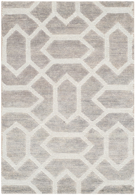 Safavieh Santa Fe Stf531C Dark Grey/Silver Rugs.