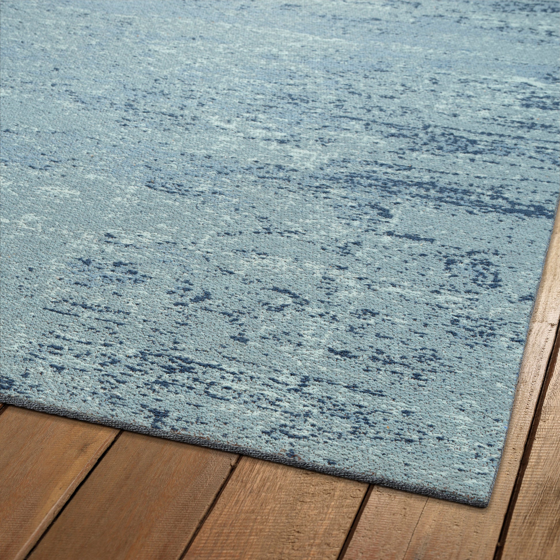 Kaleen Santiago Stg96-56 Spa, Lt Blue, Denim, Blue Area Rug