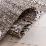 Safavieh Striped Kilim Stk101Z Black/Ivory Rug.