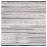 Safavieh Striped Kilim Stk101Z Black/Ivory Rug.