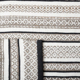 Safavieh Striped Kilim Stk102Z Black/Ivory Rug.