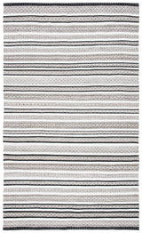 Safavieh Striped Kilim Stk102Z Black/Ivory Rug.