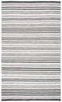 Safavieh Striped Kilim Stk102Z Black/Ivory Rug.