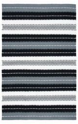 Safavieh Striped Kilim Stk103Z Black/Ivory Rug.