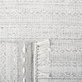 Safavieh Striped Kilim Stk104F Grey/Ivory Rug.