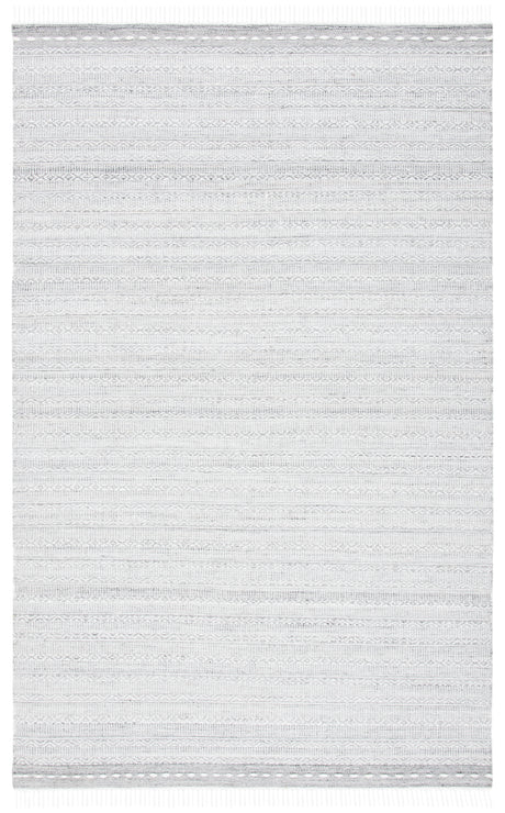 Safavieh Striped Kilim Stk104F Grey/Ivory Rug.