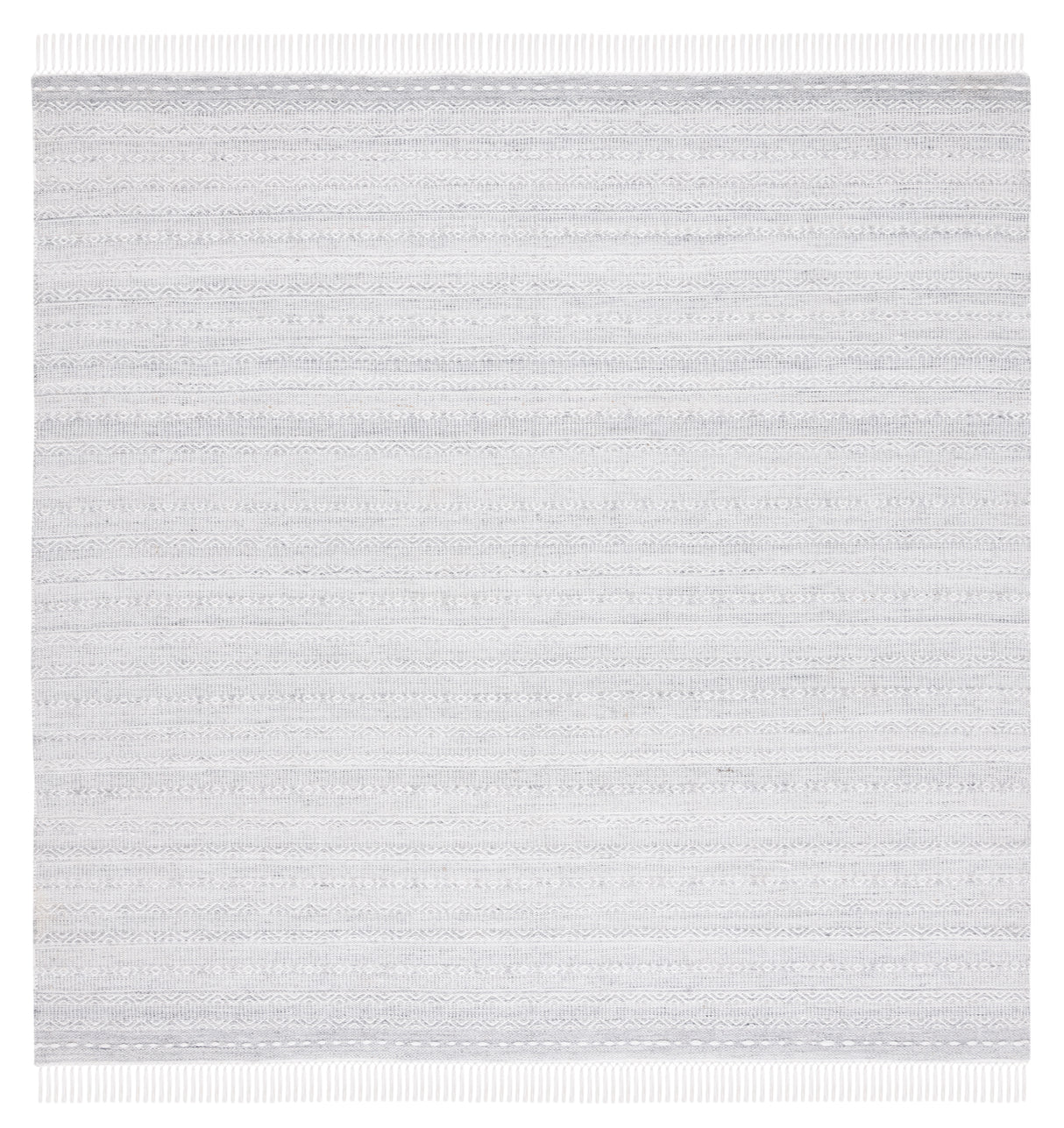 Safavieh Striped Kilim Stk104F Grey/Ivory Rug.