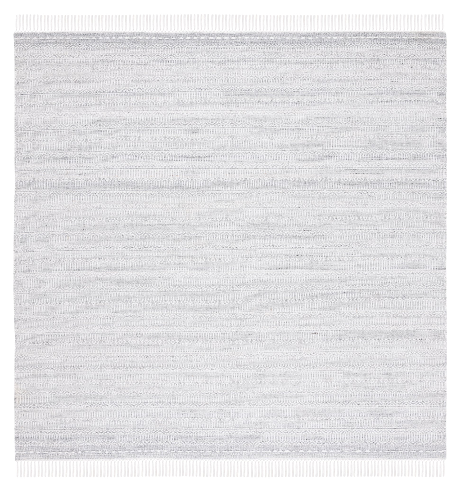 Safavieh Striped Kilim Stk104F Grey/Ivory Area Rug