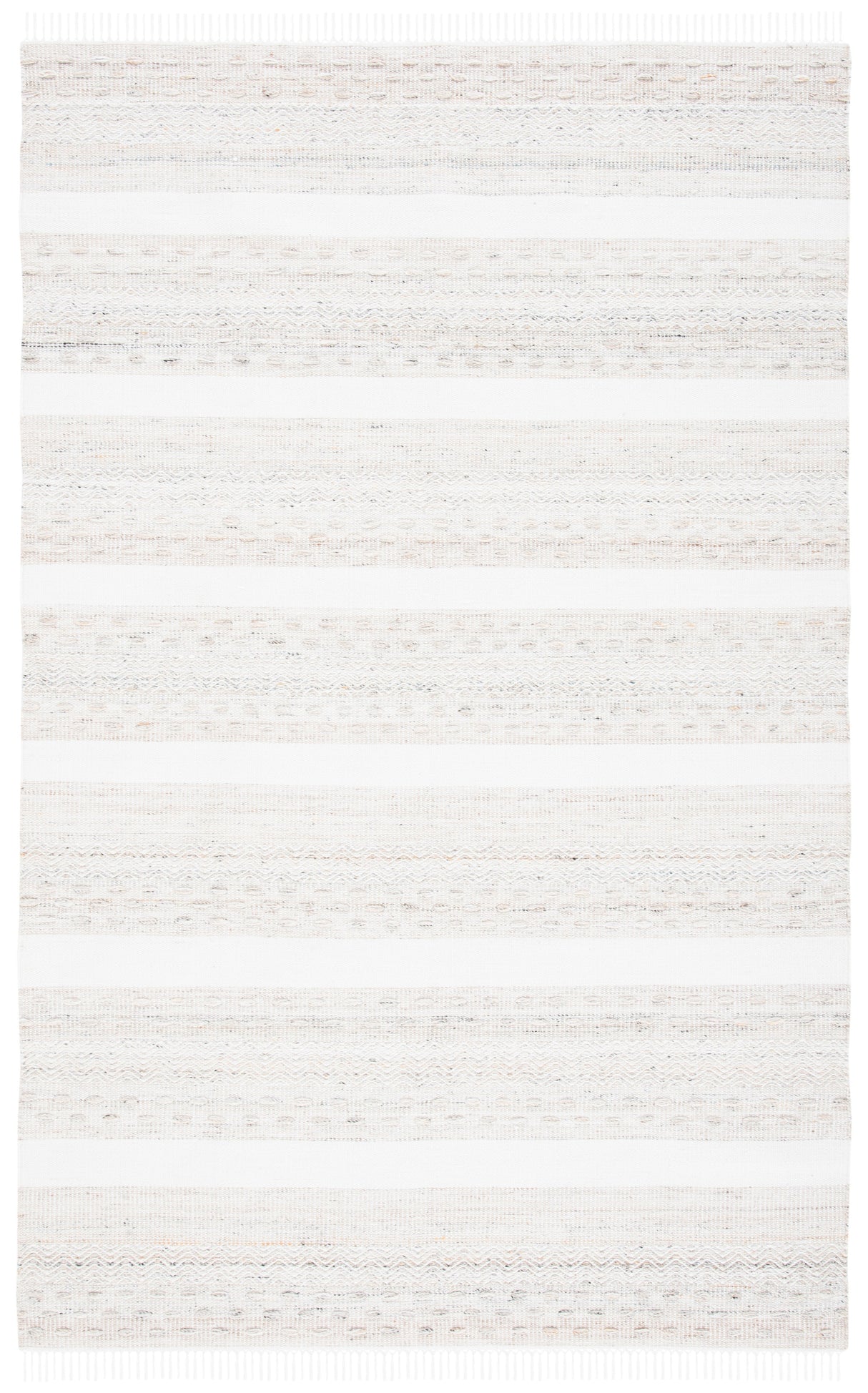 Safavieh Striped Kilim Stk105B Beige/Ivory Rug.