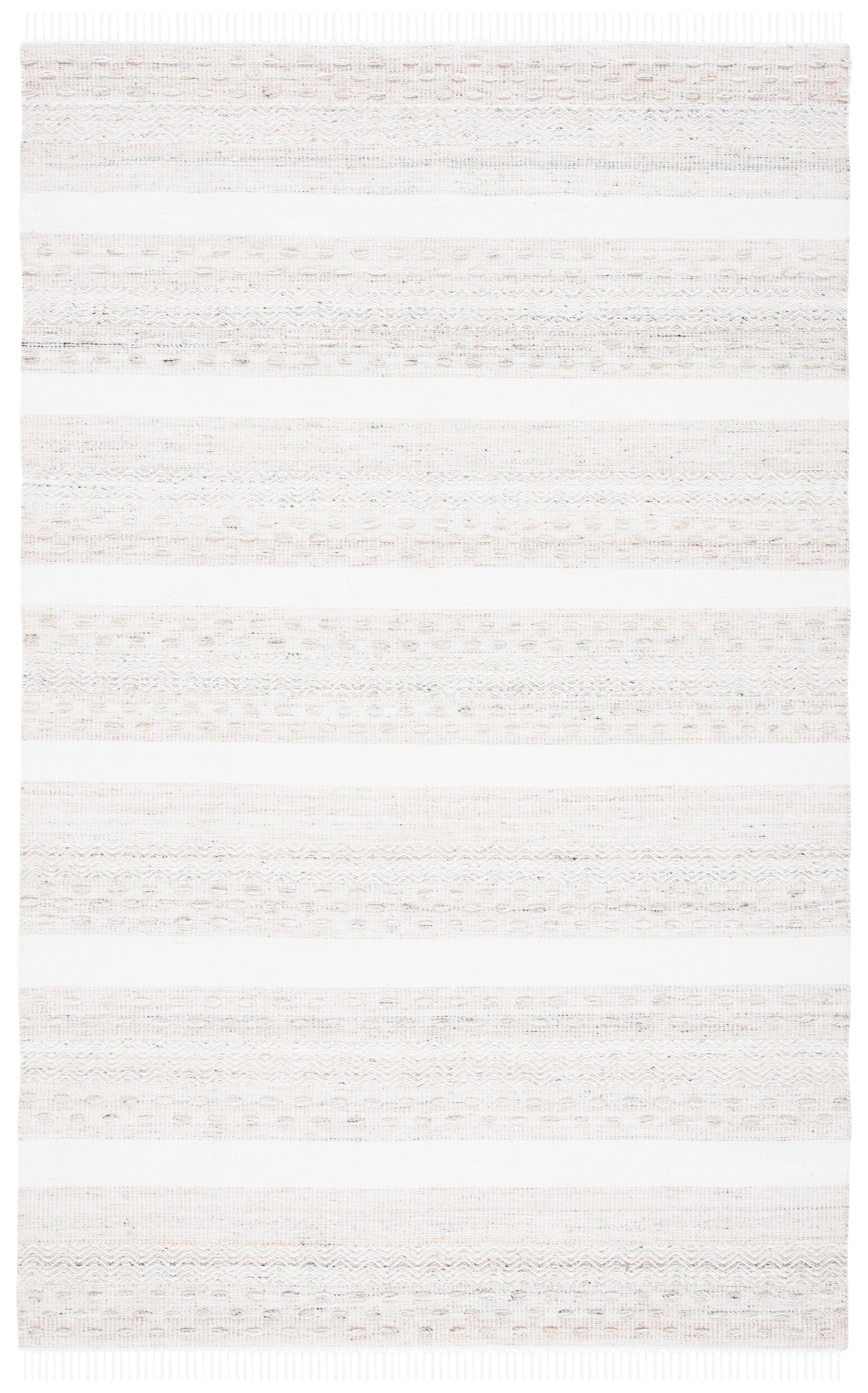 Safavieh Striped Kilim Stk105B Beige/Ivory Area Rug