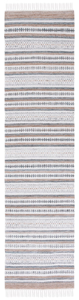 Safavieh Striped Kilim Stk106F Grey/Ivory Rug.