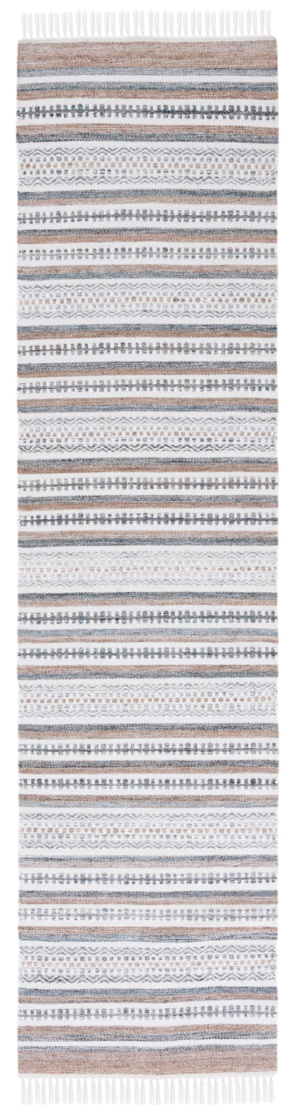 Safavieh Striped Kilim Stk106F Grey/Ivory Area Rug