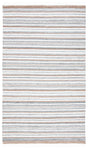 Safavieh Striped Kilim Stk106F Grey/Ivory Rug.