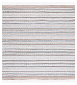 Safavieh Striped Kilim Stk106F Grey/Ivory Rug.