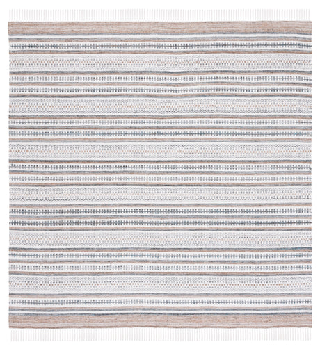 Safavieh Striped Kilim Stk106F Grey/Ivory Rug.