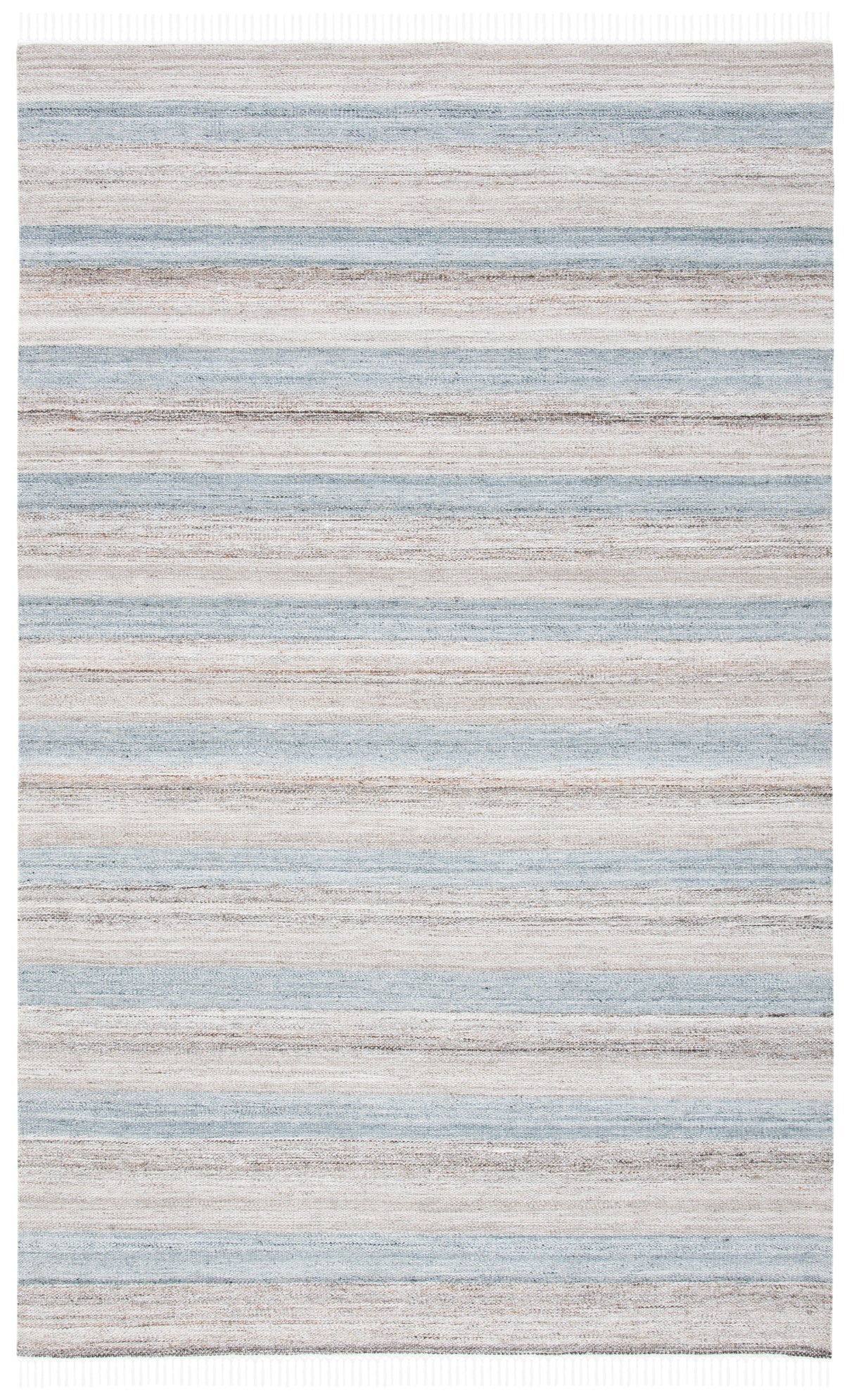 Safavieh Striped Kilim Stk107F Grey/Beige Rug.