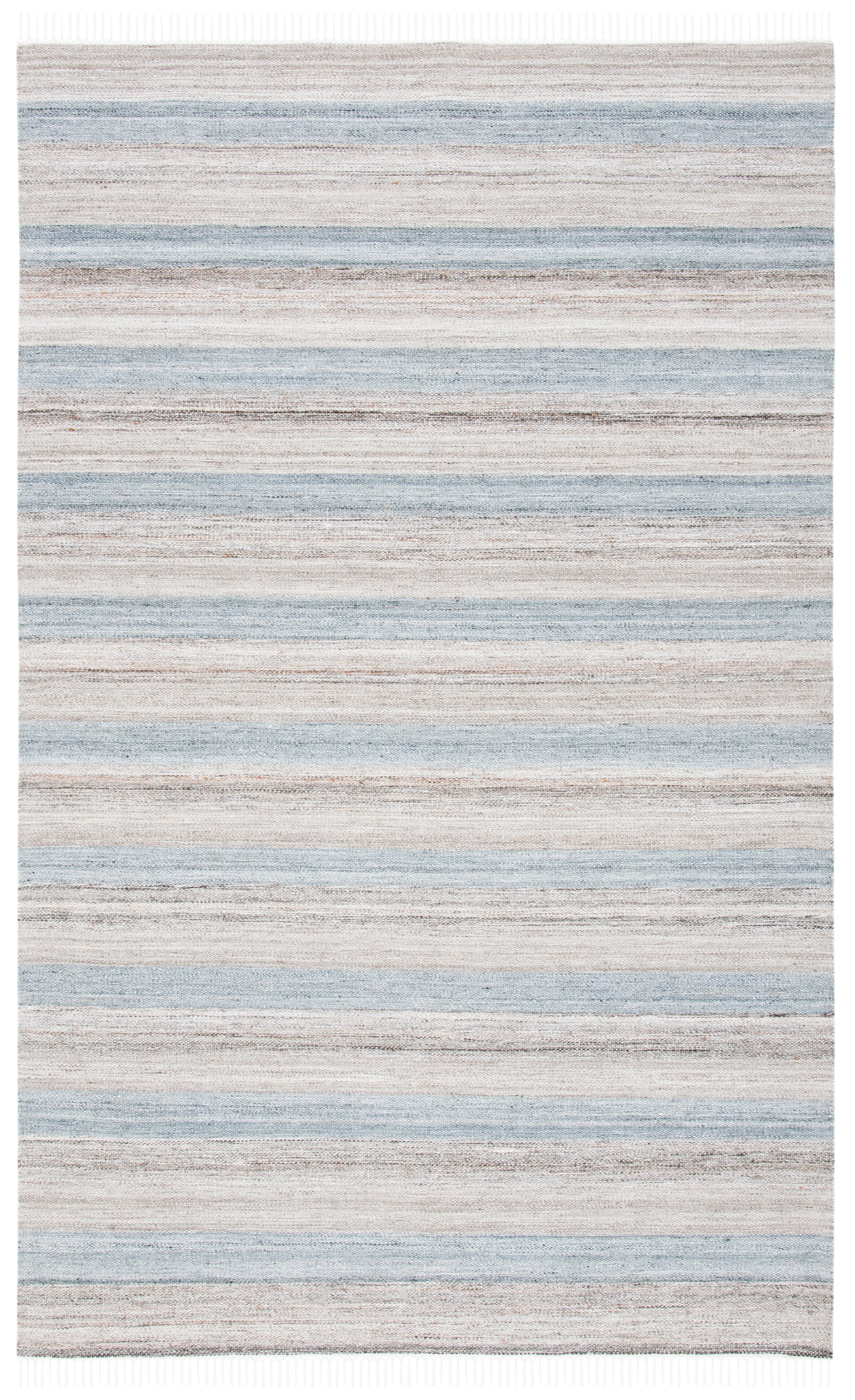 Safavieh Striped Kilim Stk107F Grey/Beige Area Rug