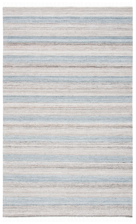 Safavieh Striped Kilim Stk107F Grey/Beige Rug.