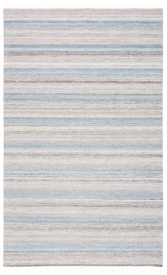 Safavieh Striped Kilim Stk107F Grey/Beige Area Rug