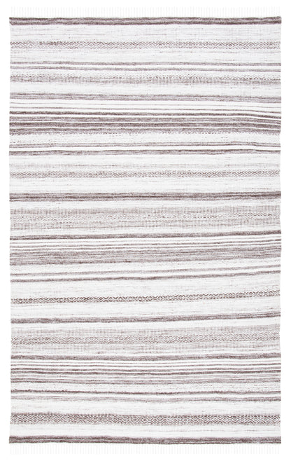 Safavieh Striped Kilim Stk108T Brown/Ivory Area Rug